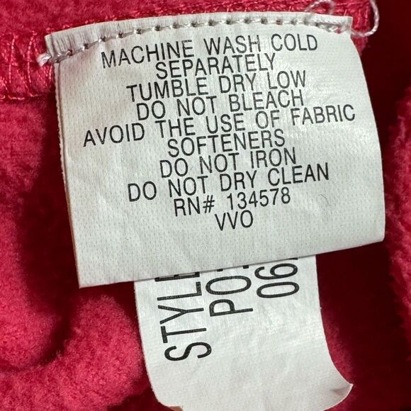 Vineyard Vines Vest Womens size large Coral Pink Fleece Full Zip Up pockets - Picture 10 of 12